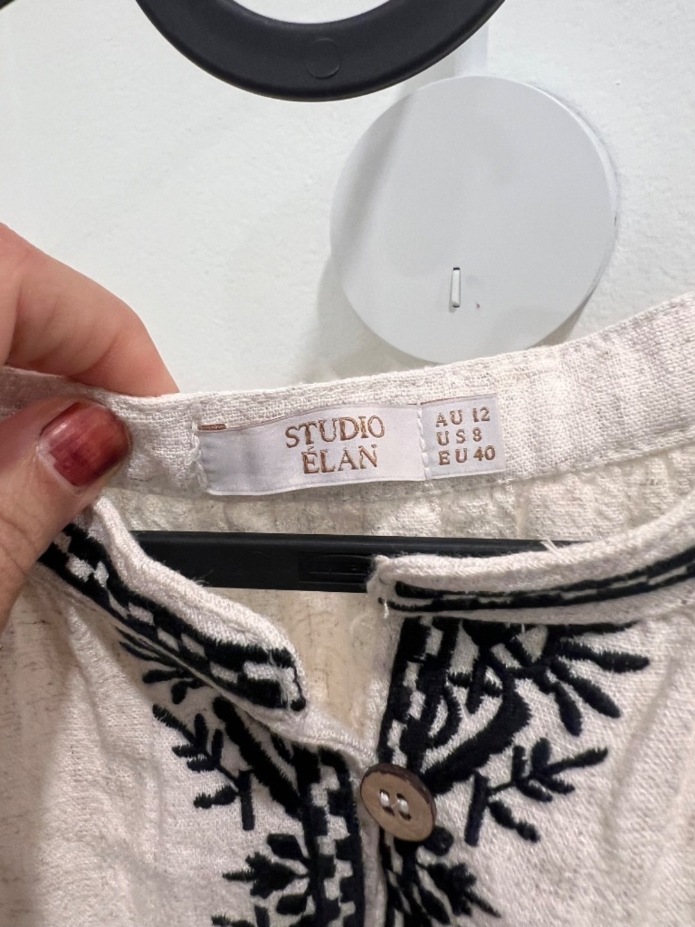 Ruffle sleeve button down - Picture 3 of 6